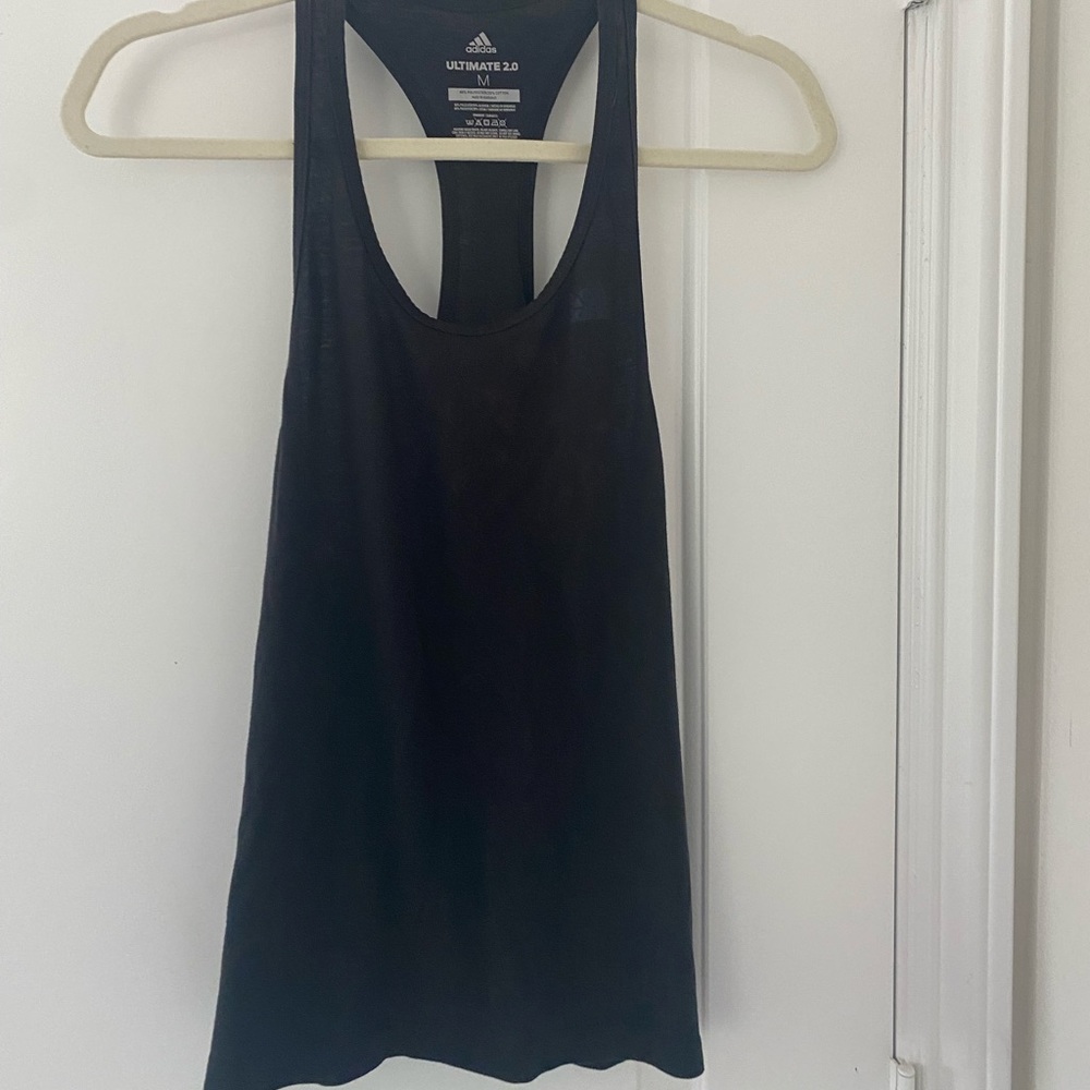 Adidas Black workout tank